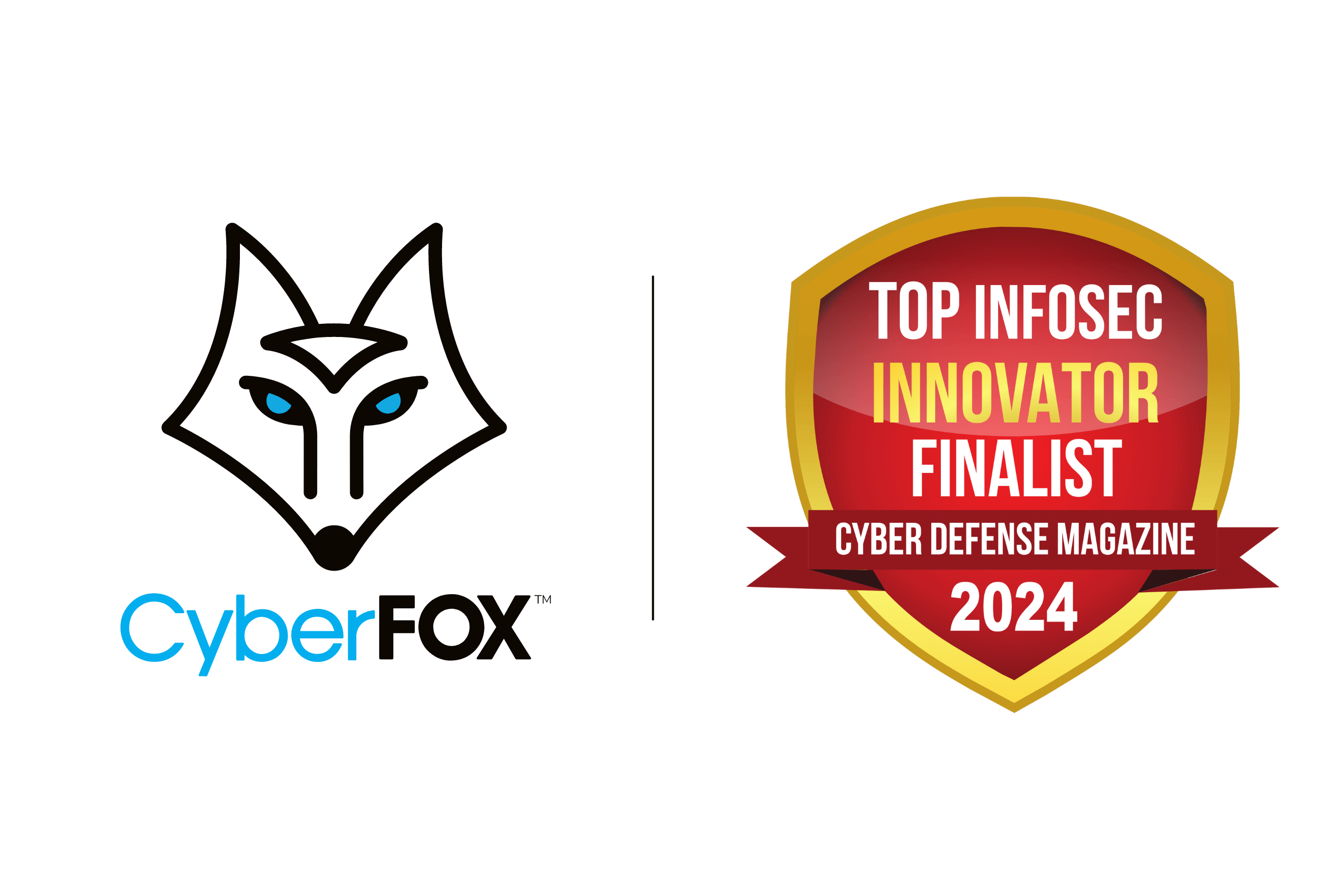 CyberFOX logo next to Top InfoSec Innovator Finalist Badge